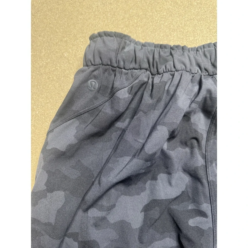 Lululemon Stretch High-Rise Jogger Full Length 365 Camo‎ Deep Coal  Sz 8 $180